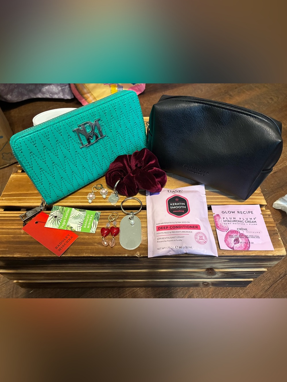 Badgley Mischka Wallet Bundle Set